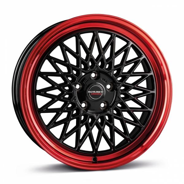 BORBET B Black Rim Red Borbet