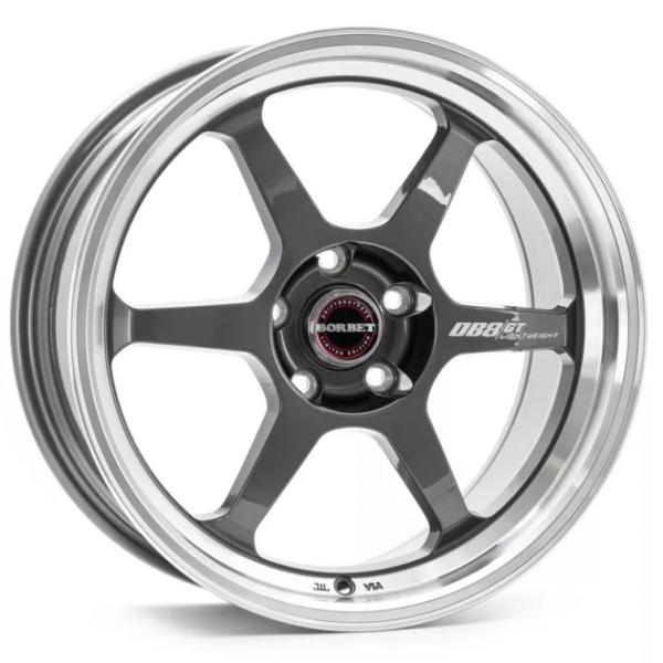 BORBET DB8GT Graphite Rim Polished Borbet