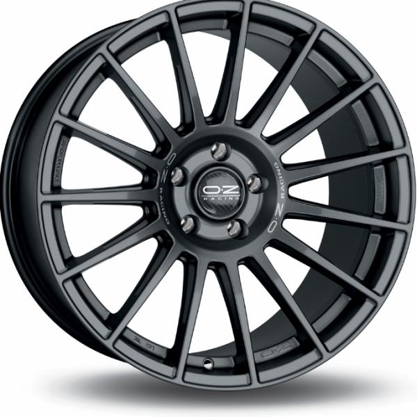 OZ Superturismo Dakar Matt Black Silver Lettering OZ